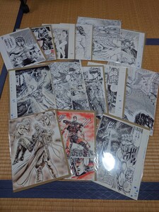 複製原画　全14種セット　北斗の拳 大原画展　ケンシロウ 会場限定品 FIST OF THE NORTH STAR　MANGA COPY　Limited edition　Complete Srt