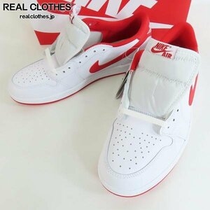 【未使用】NIKE/ナイキ AIR JORDAN1 RETRO LOW OG White and University Red CZ0790-161/29 /080