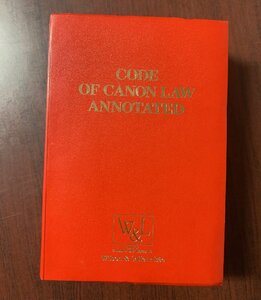 Code of Canon Law Annotated 注釈付きの教会法典　洋書　1993年