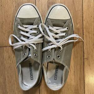 CONVERSE ALL STAR カーキ　ベージュ　ローカット　スニーカー　サイズ　5