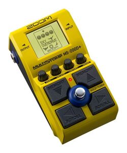 ZOOM MS-200D+ ズーム ギター用 マルチストンプ USB接続 電池駆動