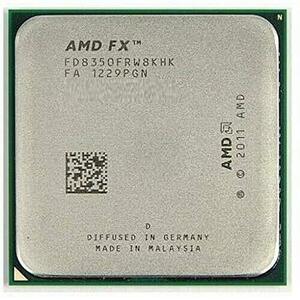 【中古】AMD FX-8350 4.0 GHz 8コアソケット AM3+ OEMプロセッサーCPU サーマルペースト付き