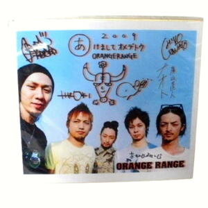 ★ORANGE RANGE（オレンジ・レンジ）★2009　新年　色紙★G261