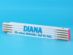 ドイツ ビンテージ定規 折尺 木製 DIANA