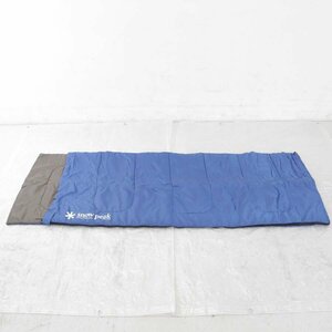 Snow Peak スノーピーク シュラフ ブルー系 封筒型 寝袋 アウトドア キャンプ★847h19
