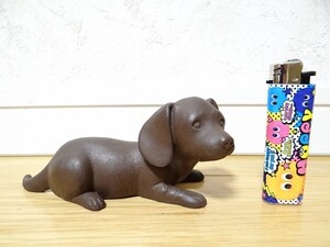 希少 美品 加藤豊 犬 イヌ 動物 ブロンズ 銅製 銅像 オブジェ 美術品 彫刻巨匠