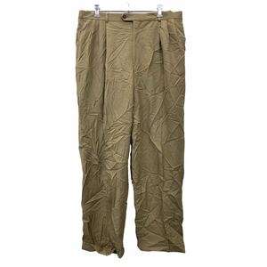 PRONTO-UOMO チノパンツ W38 ビッグサイズ ベージュ ウール メキシコ製 古着卸 アメリカ仕入 2405-517