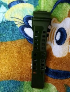 G-SHOCK互換★ラグ幅16mm★ラバーベルト★GA-100などグリーン 