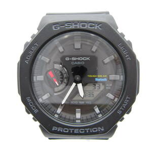 T1241☆CASIO G-SHOCK デジアナ タフソーラー GA-B2100【5689】GA-B2100-1AJF 八角形フォルム カシオ Gショック 中古品【時計】