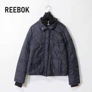 REEBOK リーボック ナイロン ジップジャンパー ブルゾン ジャケット ネイビー レディース S YC35