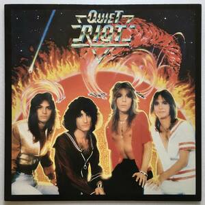 QUIET RIOT「QUIET RIOT」JAPAN ORIGINAL CBS SONY 25AP 880 with LINER SHEET RELEASED ONLY IN JAPAN RANDY RHOADS pre-OZZY OSBOURNE