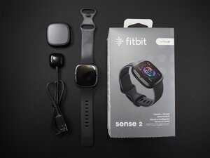 フィットネス 健康 グーグル Google スマートウォッチ フィットビット センス２ fitbit sense2 型式: FB521BKBG-FRCJK 管理No.36759