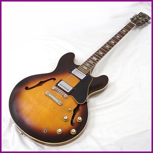 ★Gibson/ギブソン セミ アコースティックギター ES-335/1966～69年/Vintage Burst/ナンバードPAF/ハードケース付/ヴィンテージ&1832500079