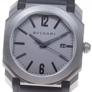 ブルガリ BVLGARI BGO41T オクト オリジナーレ デイト 自動巻き メンズ 美品 箱・保証書付き_831602