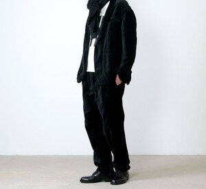 名作 ENGINEERED GARMENTS Poly Shaggy Fleece フリース ボア パンツ エンジニアドガーメンツ 2 ブラック