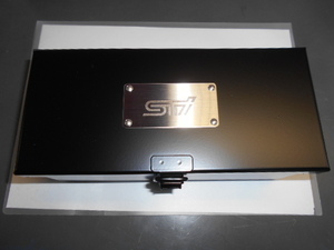 SUBARU　STI スチールBOX (Mサイズ/ブラック）*送料別途