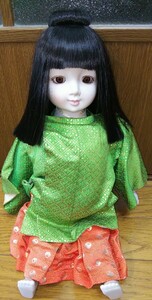 日本人形市松人形一寸法師三松作グラスアイサイズ約41cmレトロ美少年