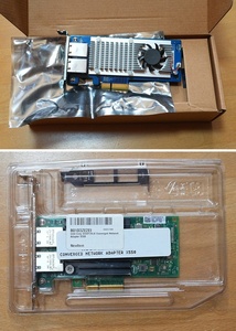 QNAP LAN-10G2T-X550 ＆ Intel純正品X550-T2 増設PCI-E拡張カード (Intel X550-T2 10Gb LAN)