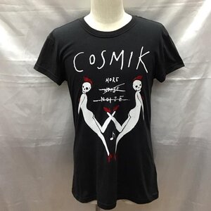 DIESEL M ディーゼル Tシャツ 半袖 クルーネック ドクロ スカル COSMIK T Shirt 黒 / ブラック / 10116491