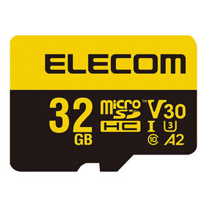 エレコム 高耐久 U3，V30 microSDHC メモリカード 32GB MF-HMS032GU13V3 /l