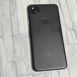 【純正中古部品】Google Pixel 4a バックパネル（黒） (動作確認済パーツ)　※ジャンク本体より抽出