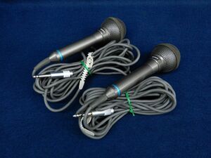 ★マイクロフォン SONY F-115A DYNAMIC MICROPHONE 2本セット★動作確認済み/ソニー/消費税0円