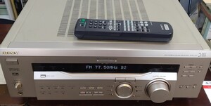 ソニー STR-V737 AVアンプ SONY リモコン付き FM-STEREO/FM-AM RECEIVER デジタルオーディオ 音響機器 レシーバー 通電確認