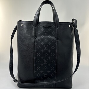 【新品同様/RFID】LOUIS VUITTON ルイヴィトン シティートート タイガラマ M30431 トートバッグ ブラック 黒 2way ICチップ反応有 メンズ