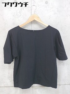 ◇ green label relaxing UNITED ARROWS クルーネック 半袖 Tシャツ カットソー ネイビー系 レディース