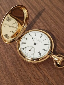 ☆１円スタート　☆OH済　WALTHAM　ウォルサム　懐中時計　手巻き　スモセコ　アンティーク