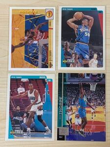 NBA Trading Card Otis Thorpe Set of 4 Upper Deck Fleer 91-98 オーティスソープ 4枚セット 90年代 Rockets Grizzlies 画像転載禁止