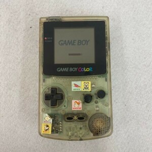 L105-K44-4737 ◎ Nintendo ニンテンドー GAME BOY COLOR ゲームボーイカラー 本体 CGB-001 クリア スケルトン 任天堂 ゲーム機 通電OK ①