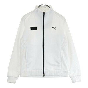 PUMA GOLF プーマゴルフ 切替 ニット ジップジャケット ホワイト系 S [240101279080] ゴルフウェア メンズ