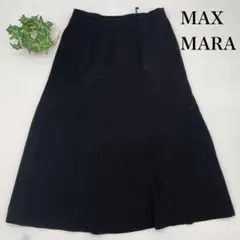 【大人気】　マックスマーラ　スカート　フォーマル　ブラック　黒　40 L