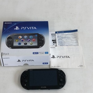 02w04944★1円~PlayStation Vita Wi-Fiモデル ブラック PCH-2000 ※動作確認済み 中古品