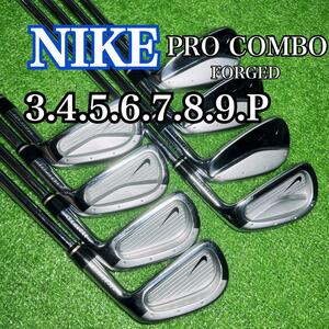 C1143 NIKE ナイキ　PRO COMBOアイアンセット　右利き　メンズ