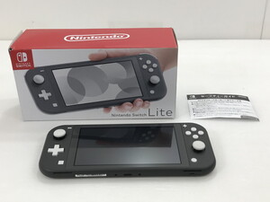 TAG【中古】(2)★1円 ★Nintendo Switch Lite本体 グレー ★動作確認済み ★欠品あり ★保証印期限切れ〈034-250120-YK-09-TAG〉