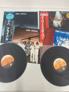 ABBA 2枚セット おまとめ品 アルバム アバ 洋楽 長期保存品 音楽 昭和 レトロ 趣味 コレクション LPレコード 474-4