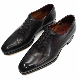 E04267 未使用品 MAGNANNI SELECCION/ホールカット レザーシューズ 革靴 【サイズ：38】 ダークグレー マグナーニ セレクション