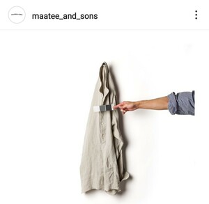 即完売 MAATEE&SONS 極上リネン Pull Over Shirts size 2《マーティーアンドサンズ》CLOUD 