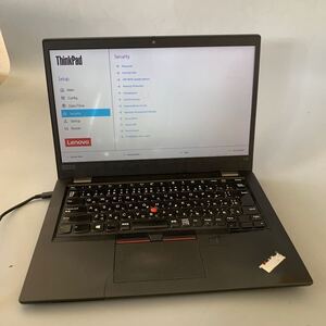 JK5908 Lenovo Thinkpad L13/Core i 5-10210U /メモリー：8GB/SSD:256/BIOS確認だけ/画面ホワイトスポート、外観破損