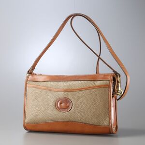 GR0845▽Dooney & Bourke ドゥーニーアンドバーク*本革*レザー*バイカラー*2way*ショルダーバッグ*クロスボディ*クラッチ*斜め掛け鞄