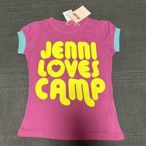 新品JENNI 両プリパフ袖半袖Tシャツ140 ピンク　　3780円Sister JENNI ジェニィ　アースマジック