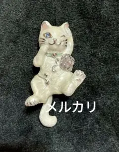 ANNA SUI ブローチ　ネコ　猫　ブリティッシュショートヘア　未使用