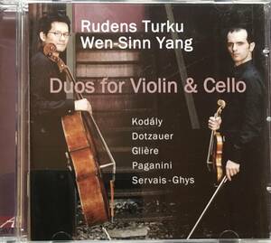 ☆sale☆ CD(#375) Duos for Violin & Cello : Rudens Turk , Wen-Sinn Yang