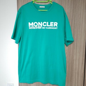 ［美品］国内正規品 モンクレール MONCLER Tシャツ 半袖 Mサイズ 緑