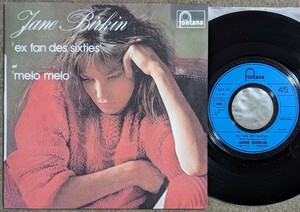 Jane Birkin-Ex Fan Des Sixties★仏Orig.美品7"/Serge Gainsbourg