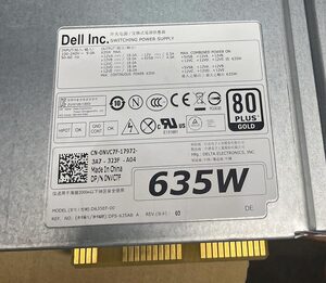 Dell Precision T3600 T5600 用635W PC電源 D635EF-00