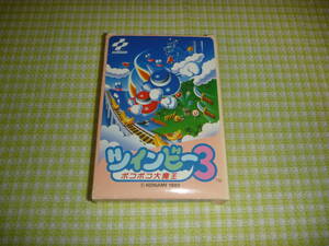 ■即決■　FC　説明書なし　ツインビー3 箱付き　状態悪い　レターパック、ゆうパック限定　ファミコン