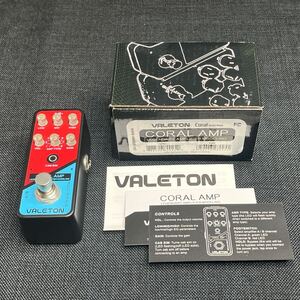 送料無料 VALETON ヴェイルトン　CRL-5 CORAL AMP エフェクター プリアンプ コーラルアンプ マイクロ アンプシミュレーター キャビネット